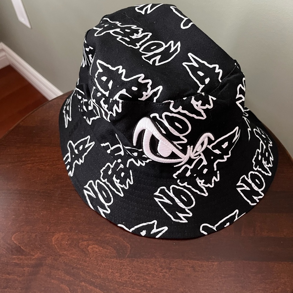 Black and White Graphic Bucket Hat